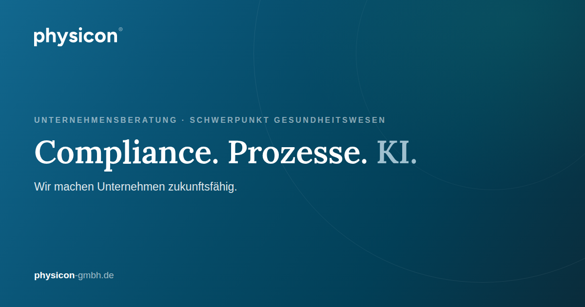 physicon® – Unternehmensberatung, die in der Umsetzung bleibt